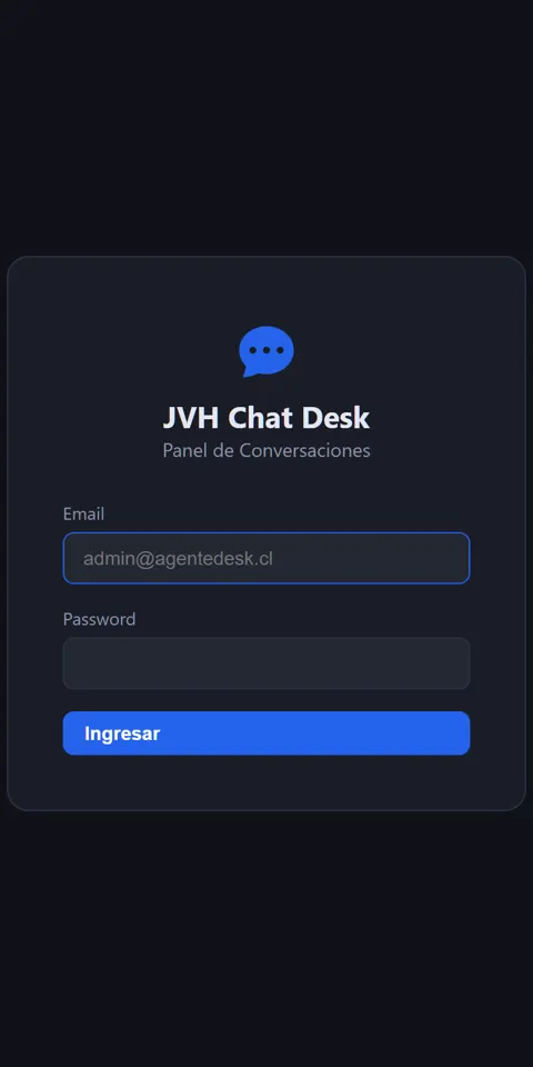 Chat Desk en el celular