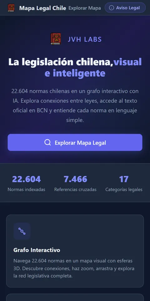 Mapa Legal en el celular